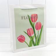Пакет подарочный с тиснением &quot;Flower&quot; (микс) 26*32*10 210г 1/20 1/240 Арт: 000254C - Пакет подарочный с тиснением "Flower" (микс) 26*32*10 210г 1/20 1/240 Арт: 000254C