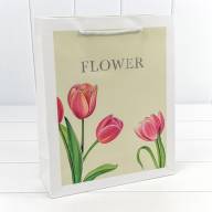 Пакет подарочный с тиснением &quot;Flower&quot; (микс) 26*32*10 210г 1/20 1/240 Арт: 000254C - Пакет подарочный с тиснением "Flower" (микс) 26*32*10 210г 1/20 1/240 Арт: 000254C