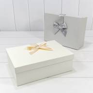 Коробки Прямоугольные Набор 1/3 29*21*9,5 с бантом &quot;Goodluck&quot; (ассортимент 1) 1/24 Арт: 720632/1 - Коробки Прямоугольные Набор 1/3 29*21*9,5 с бантом "Goodluck" (ассортимент 1) 1/24 Арт: 720632/1