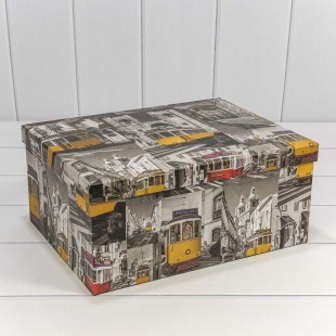 Коробки Прямоугольные Набор 1/10 34*26*15,3 "Трамваи-1" 1/6 Арт: 721604/1474