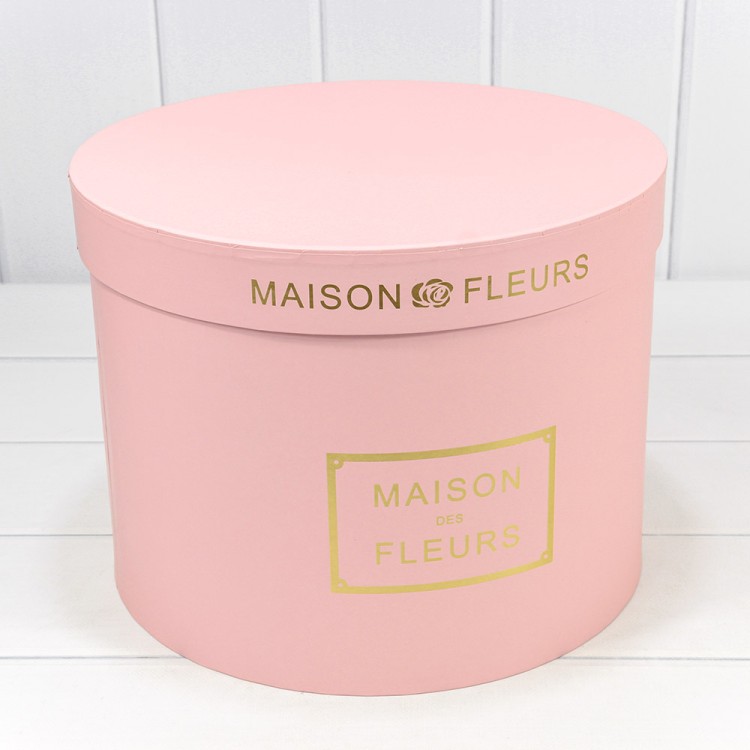Коробки Круглые Набор 1/5 32*24,5 "Maison des Fleurs" Розовый 1/4 Арт: 7215006/10
