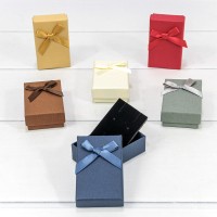 Коробка Прямоугольная 8*5*2,5 с бантиком (микс 1) 1/24 1/360 Арт: 614-5/8