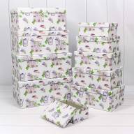 Коробки Прямоугольные Набор 1/10 34*26*15,3 "Лаванда на окне" 1/6 Арт: 721604/1777 - Коробки Прямоугольные Набор 1/10 34*26*15,3 "Лаванда на окне" 1/6 Арт: 721604/1777