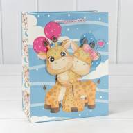 Пакет подарочный с 3D аппликацией "Детский" (микс 328) 18*23*10 210г 1/20 1/360 Арт: 000328E - Пакет подарочный с 3D аппликацией "Детский" (микс 328) 18*23*10 210г 1/20 1/360 Арт: 000328E