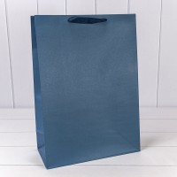 Пакет подарочный Крафт Синий 32*45*15 180г 1/10 1/80 Арт: 000222A/2188