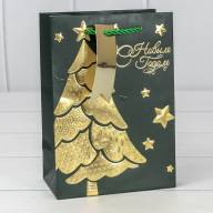 Пакет подарочный &quot;Новый год&quot; (микс 403) 14*20*8 210г 1/20 1/480 Арт: 300403G - Пакет подарочный "Новый год" (микс 403) 14*20*8 210г 1/20 1/480 Арт: 300403G