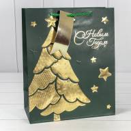 Пакет подарочный &quot;Новый год&quot; (микс 403) 26*32*13 210г 1/20 1/240 Арт: 300403C - Пакет подарочный "Новый год" (микс 403) 26*32*13 210г 1/20 1/240 Арт: 300403C