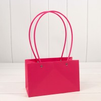 Пакет подарочный "Ваза для цветов" 22*13,5*10,5 Малиновый 1/10 1/120 Арт: 000170EA/2040